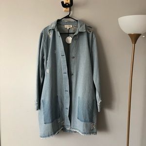 ROOLEE long denim leightweight coat
